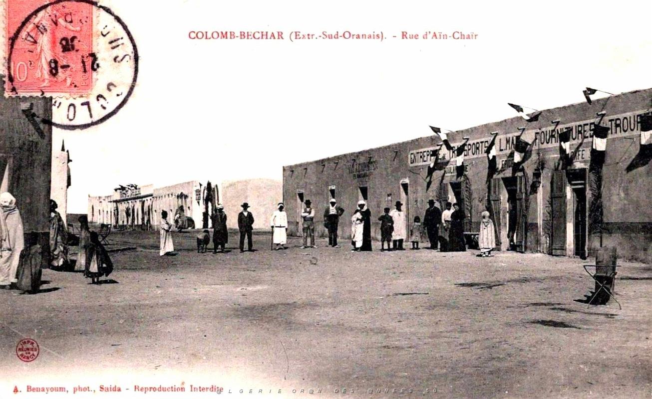 1644- Colomb-Bechar - La Rue d'Ain-Chair.jpg
